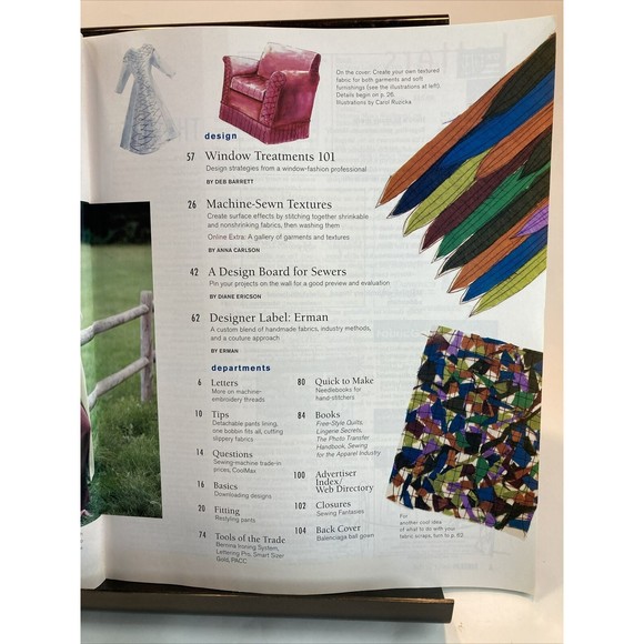 Taunton's Threads Magazine March 2001 #93 See Pics for Articles - Picture 3 of 3